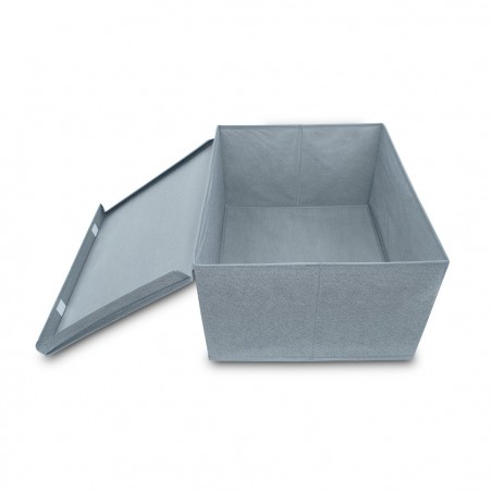 745000 Caja ahorro de espacio GRIS ideal para cambio de temporada 50x40xH25 cm