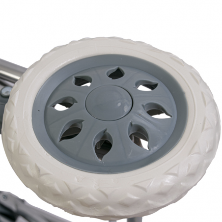 Art. 741781 Carro para la compra con bolsa de poliéster GRIS con ruedas