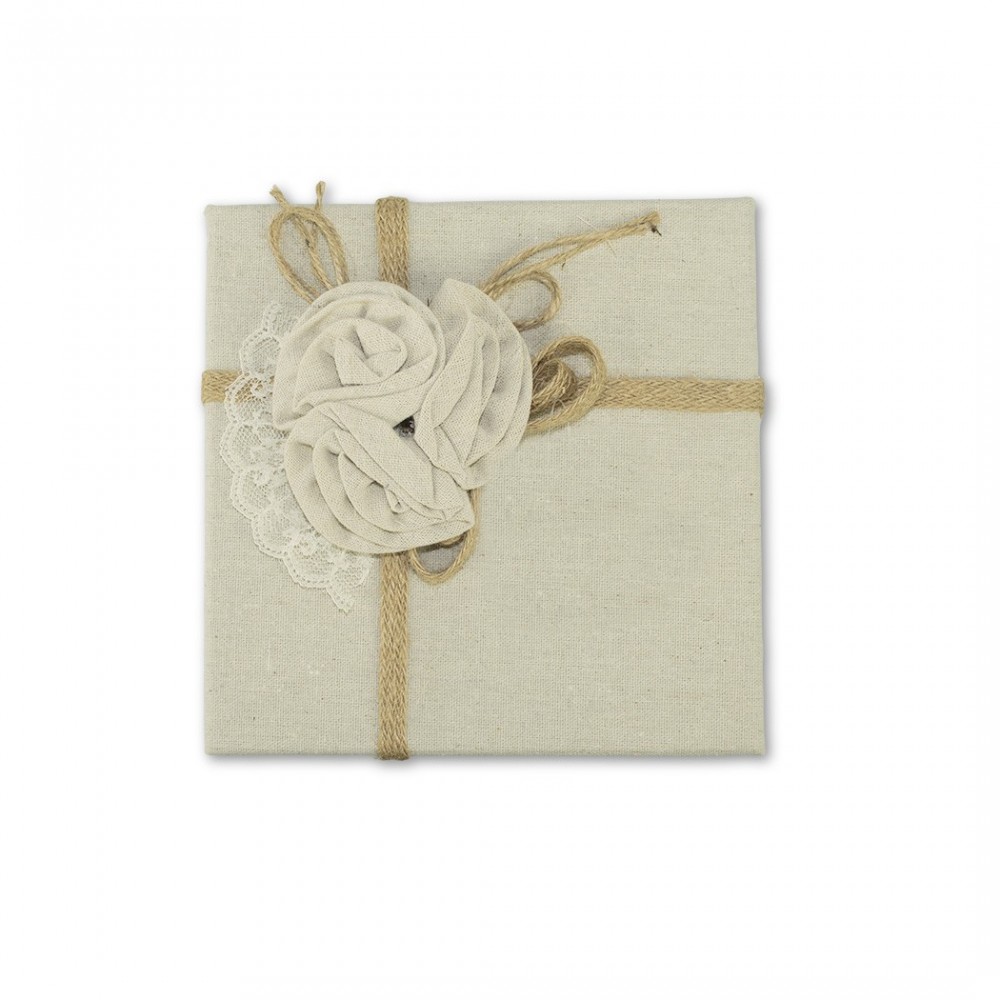 Art. 191001 Caja de regalo rectangular de yute...