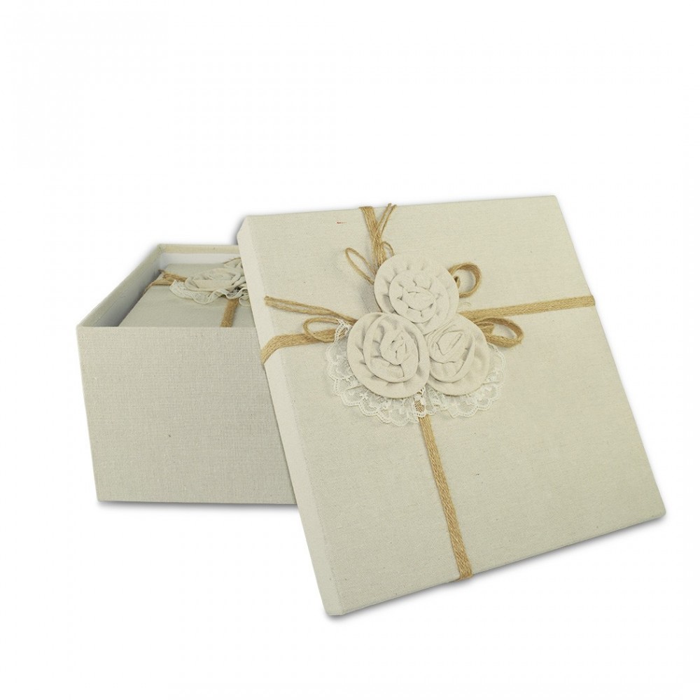 Art. 191008 Set de 3 cajas regalo cuadradas de...