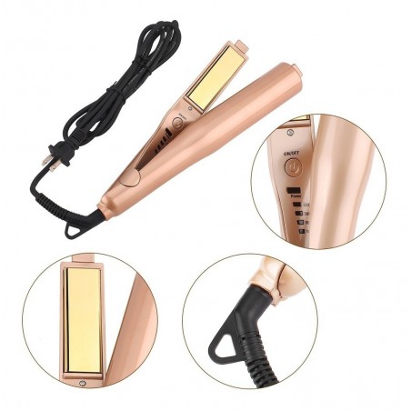 186892 Plancha para alisar o rizar el pelo liso 2 en 1 Sistema digital IRONTWIST