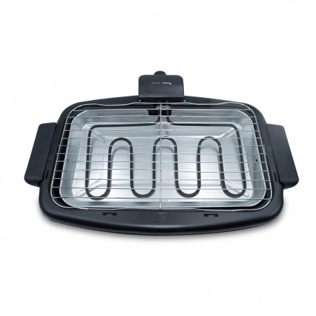 JGB304T1 Barbacoa eléctrica de mesa JORDAN parrilla de acero max 2200W 47x28cm