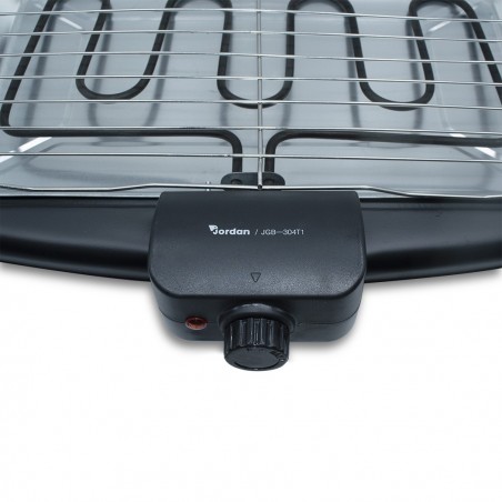 JGB304T1 Barbacoa eléctrica de mesa JORDAN parrilla de acero max 2200W 47x28cm