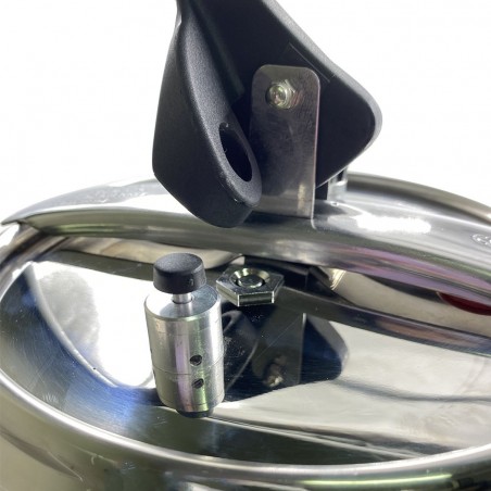 Olla a presión 5LT HOTPOT inducción ABERT acero 4 válvulas de seguridad Ø20cm