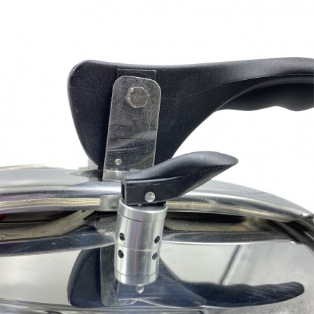 Olla a presión 5LT HOTPOT inducción ABERT acero 4 válvulas de seguridad Ø20cm