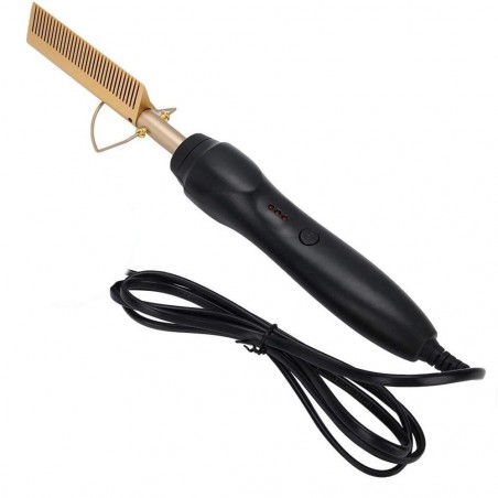 120126 Cepillo eléctrico en forma de peine placa de calentamiento rápido 48 W