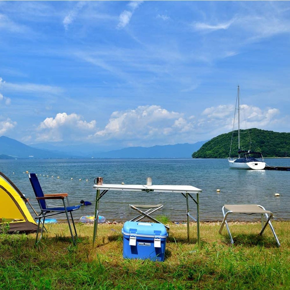 Mesa picnic plegable AURORA con juego de 4...