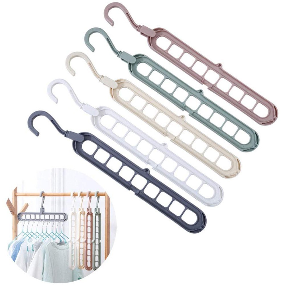 Set 2 perchas organizador ahorro espacio percha ropa MagicClothes Hanger Storage