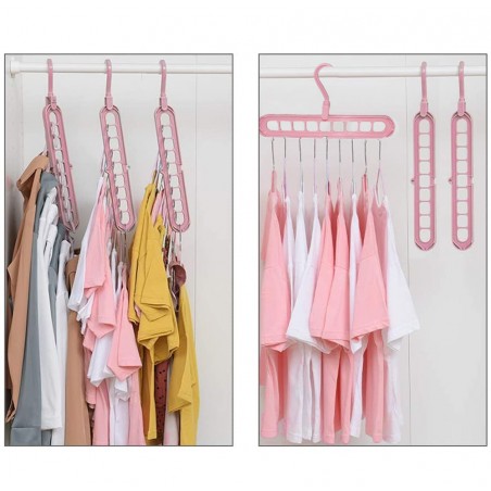 Set 2 perchas organizador ahorro espacio percha ropa MagicClothes Hanger Storage