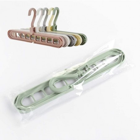 Set 2 perchas organizador ahorro espacio percha ropa MagicClothes Hanger Storage