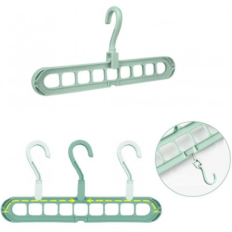Set 2 perchas organizador ahorro espacio percha ropa MagicClothes Hanger Storage
