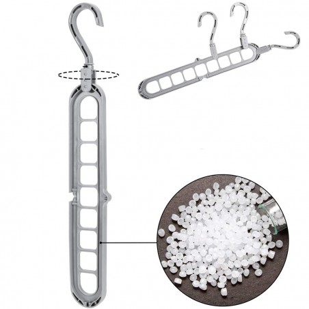 Set 2 perchas organizador ahorro espacio percha ropa MagicClothes Hanger Storage