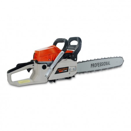 Motosierra de gasolina KRAFTROYAL 52cc con hoja de 50 cm jardinería poda madera