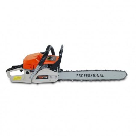 Motosierra de gasolina KRAFTROYAL 52cc con hoja de 50 cm jardinería poda madera