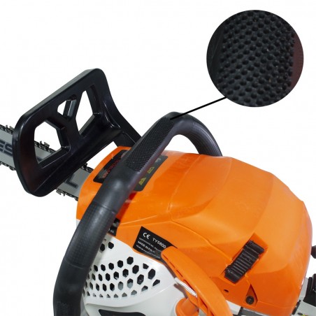Motosierra de gasolina KRAFTROYAL 58cc con hoja de 50 cm jardinería poda madera