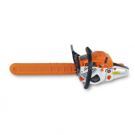 Motosierra de gasolina KRAFTROYAL 58cc con hoja de 50 cm jardinería poda madera