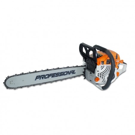 Motosierra de gasolina KRAFTROYAL 58cc con hoja de 50 cm jardinería poda madera