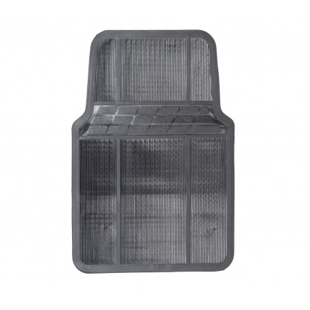 Pack 4 alfombrillas de goma antideslizante impermeable universal interior coche