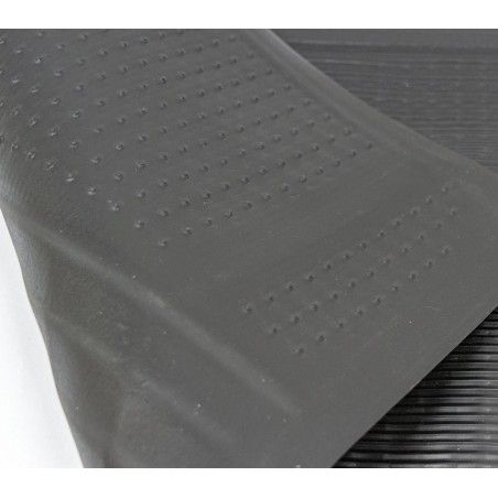 Pack 4 alfombrillas de goma antideslizante impermeable universal interior coche