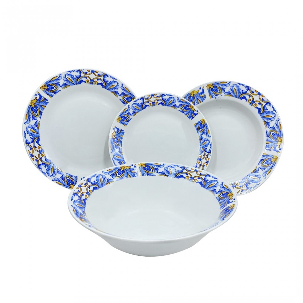 408003 Vajilla mesa 19 PZ FELICIA Plato llano,...