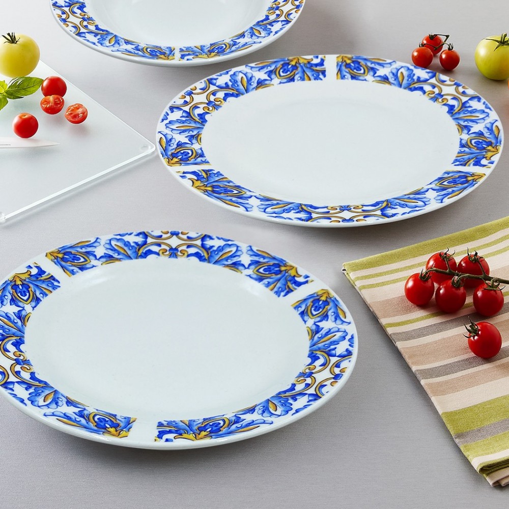 408003 Vajilla mesa 19 PZ FELICIA Plato llano,...