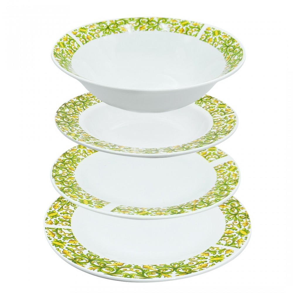 408002 Vajilla mesa 19 PZ FELICIA Plato llano,...