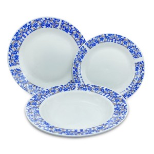 408001 Vajilla mesa 19 PZ FELICIA Plato llano, hondo,... 2