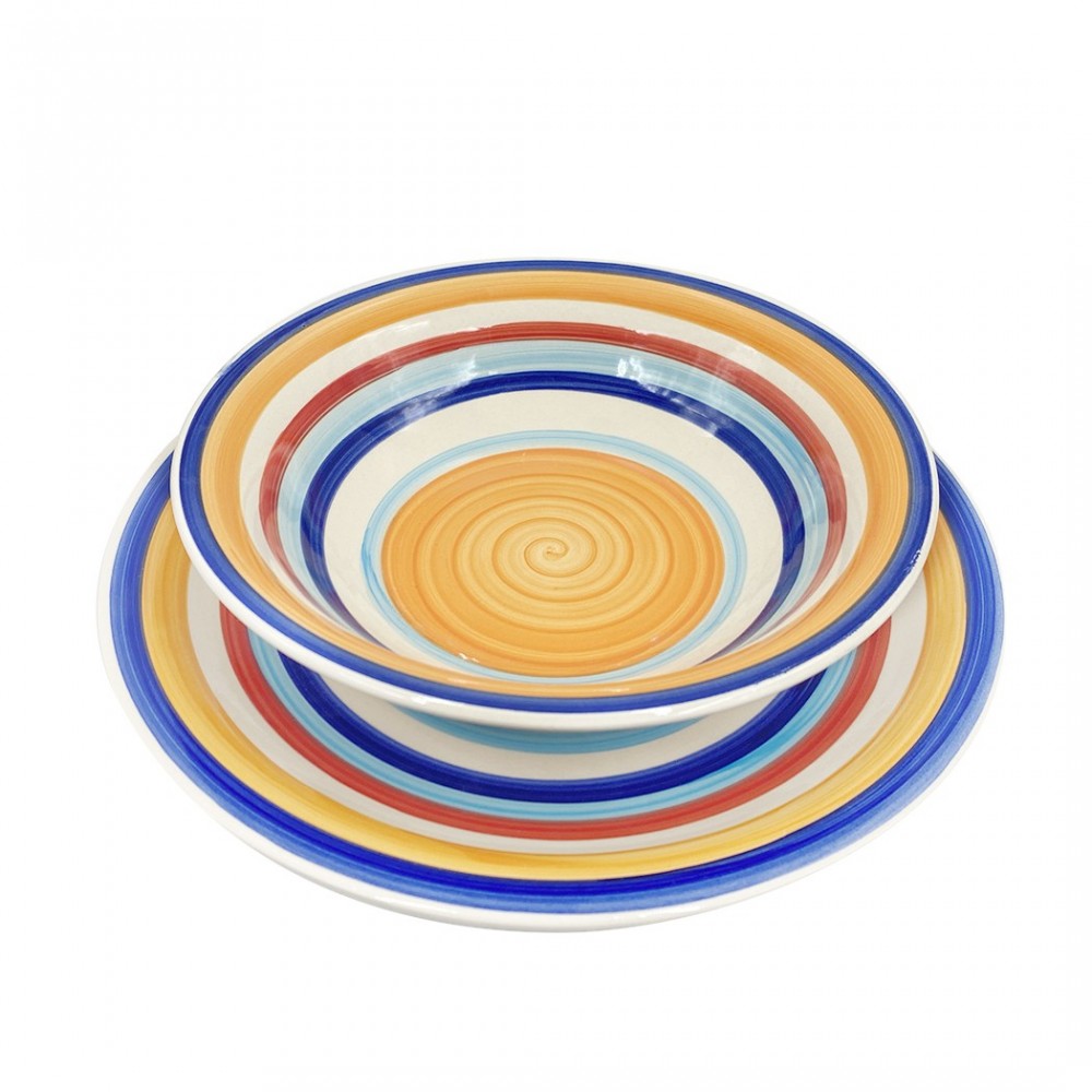 403005 Vajilla mesa 18 PZ FELICIA Plato llano,...