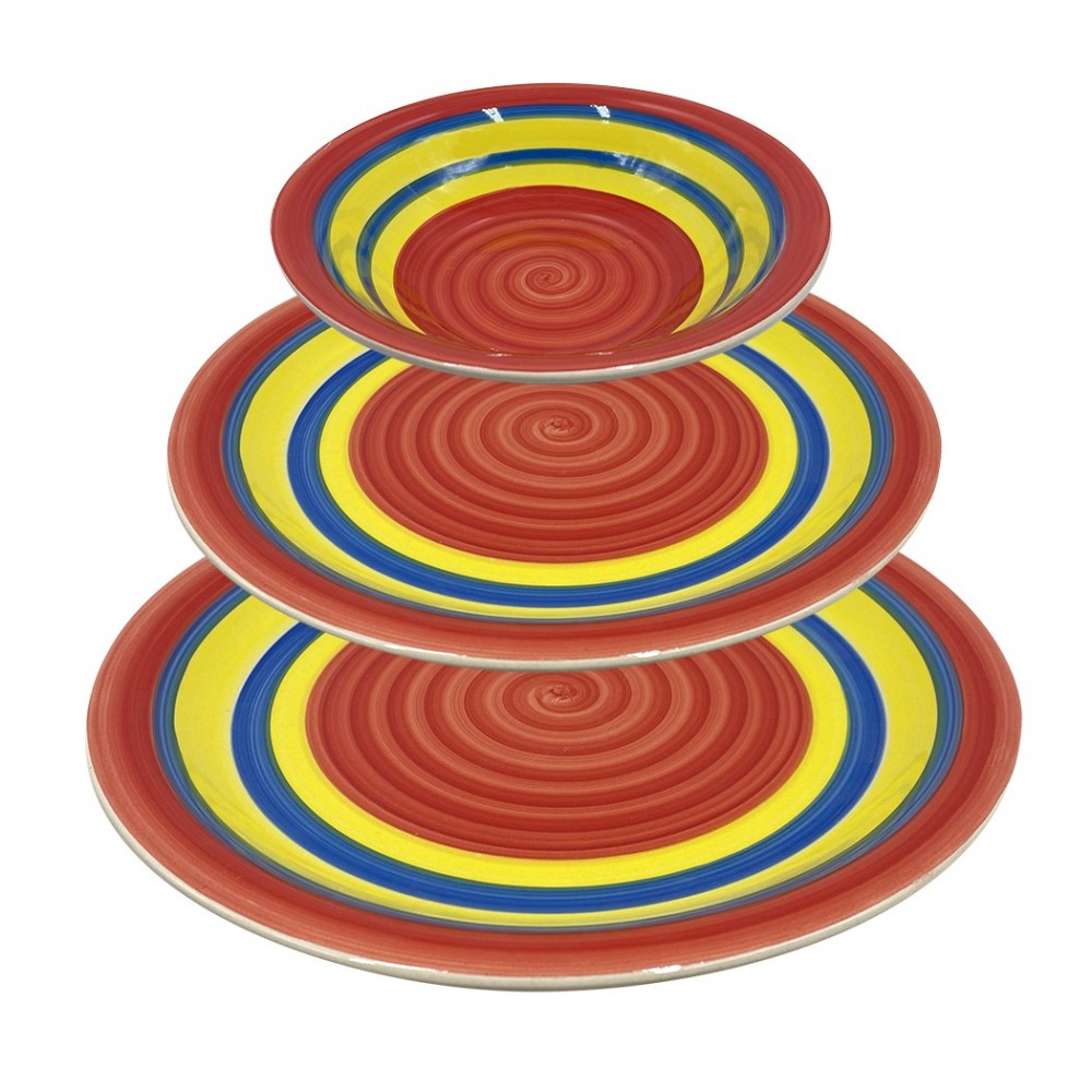 403004 Vajilla mesa 18 PZ FELICIA Plato llano,...