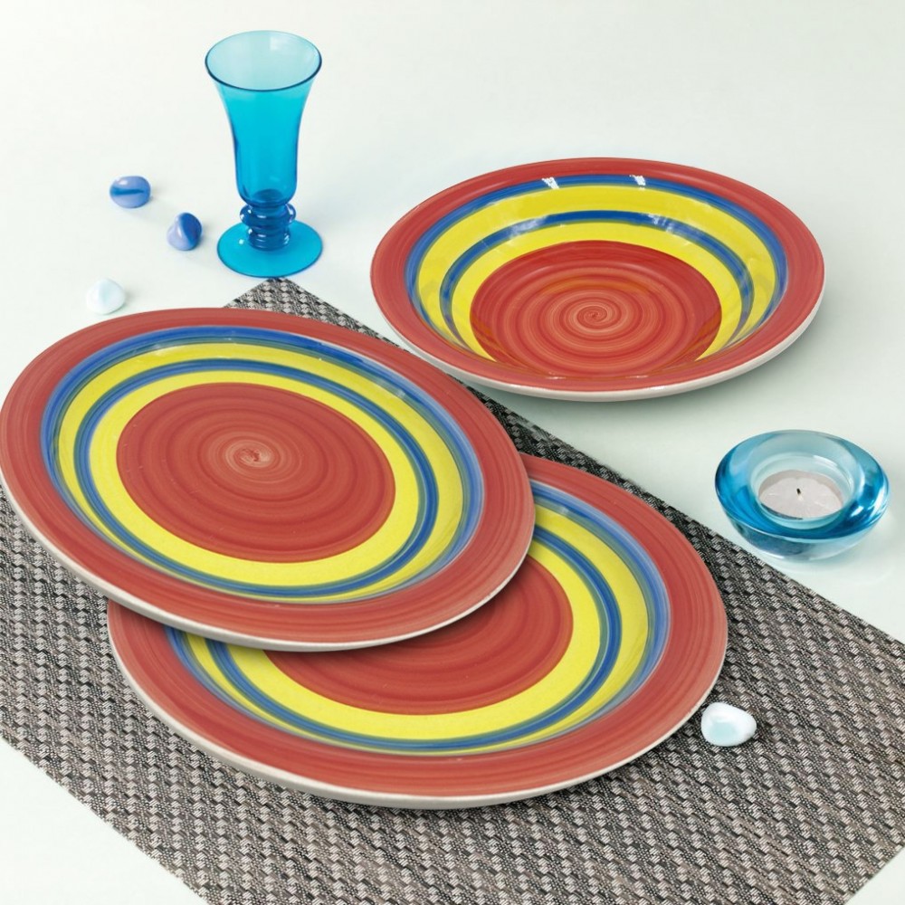 403004 Vajilla mesa 18 PZ FELICIA Plato llano,...