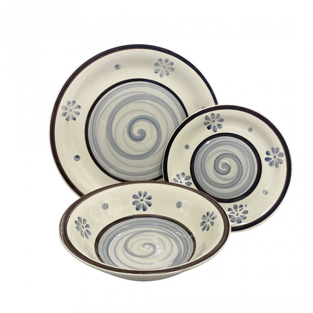 403001 Vajilla mesa 18 PZ FELICIA Plato llano,...