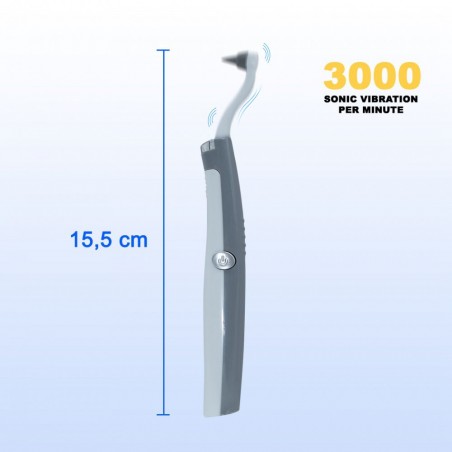 Art. 186106 Sistema PLC Sonic para limpieza e higiene dental con dos cabezas