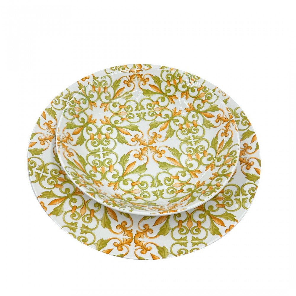 408010 Vajilla mesa 18 PZ FELICIA Plato llano,...