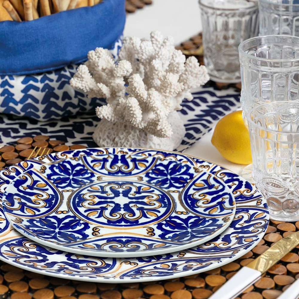 408009 Vajilla mesa 18 PZ FELICIA Plato llano,...