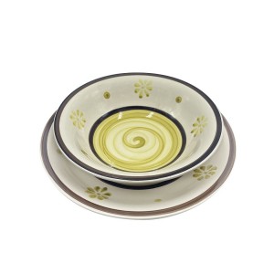 403002 Vajilla mesa 18 PZ FELICIA Plato llano, hondo y... 2