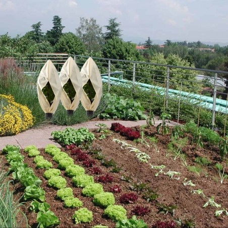 Capucha de protección antihielo transpirable para plantas de exterior 120x180 cm