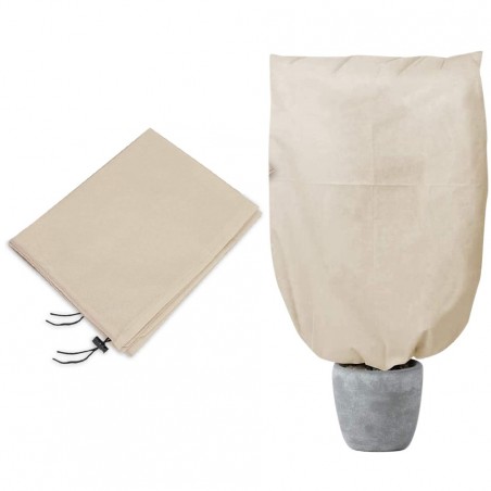 Capucha de protección antihielo transpirable para plantas de exterior 100x80 cm
