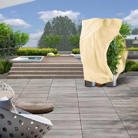 Capucha de protección antihielo transpirable para plantas de exterior 100x80 cm