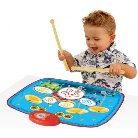 720002 Alfombrilla de batería con bases preestablecidas y simulaciones percusión
