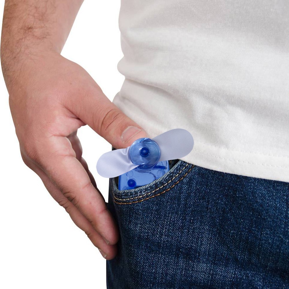 Mini ventilador portátil con 2 aspas...