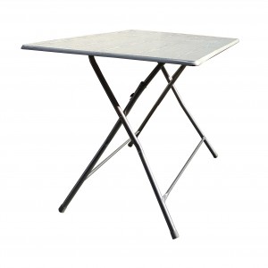 Mesa plegable Bingo120 en acero pintado y tapa de madera... 2