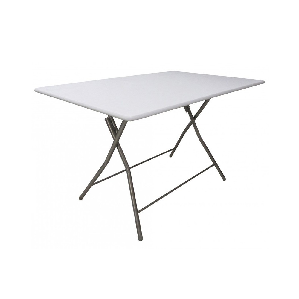 Mesa plegable Bingo120 en acero pintado y tapa...