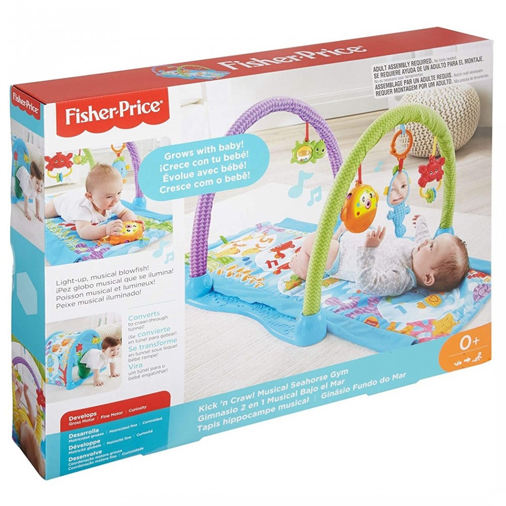 343007 Alfombra de juego Fisher Price 2en1 con...