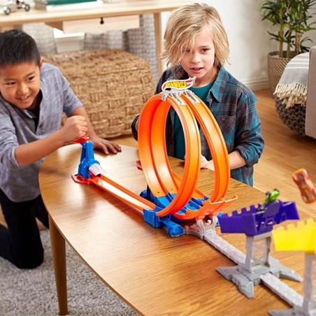 221381 Super Score Speedway Track con plataforma de lanzamiento  HOT WHEELS