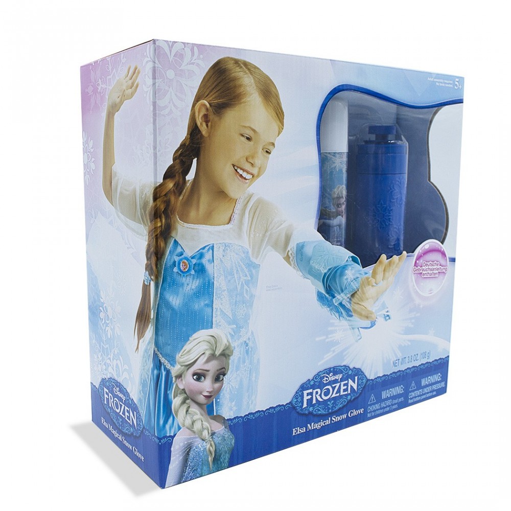 monte Vesubio Azul carpintero 139273 El mágico guante 2 en 1 de Frozen Elsa dispara nieve o agua helada