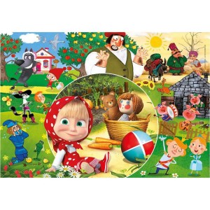 270699 Puzzle clementoni Masha y el oso 104 piezas...