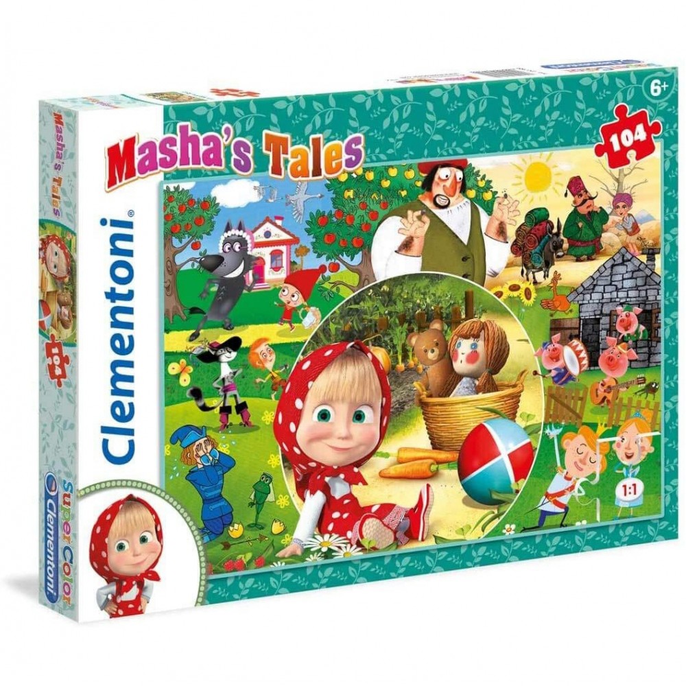 270699 Puzzle clementoni Masha y el oso 104...