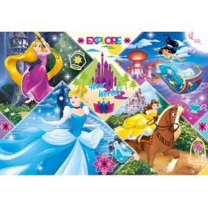 270910 Puzzle clementoni Disney Princess 4 princesas...