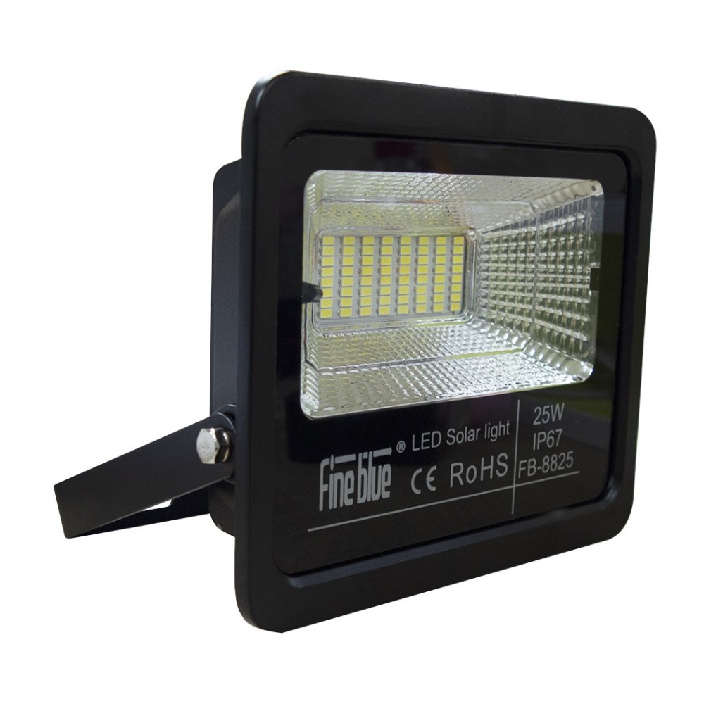 Luz led con carga solar 25W impermeable IP67...