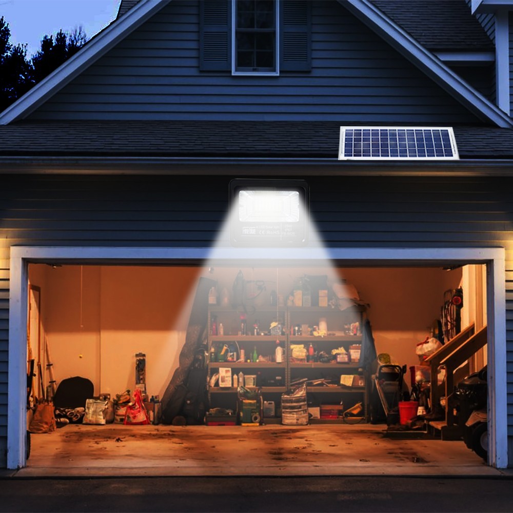 Luz led con carga solar 25W impermeable IP67...